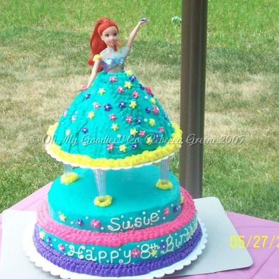 My Daughter's 8Th Birthday - Princess Ariel Cake