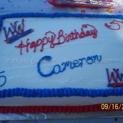 Wrestling Cake Shot 1