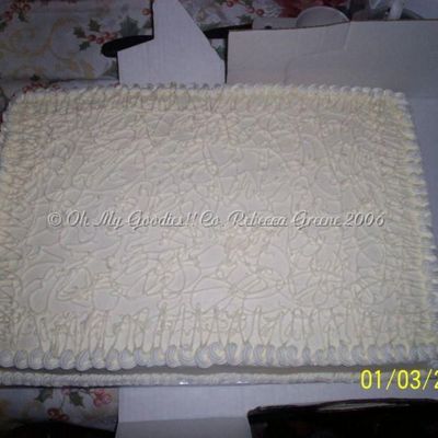 Funeral Reception Cake #2