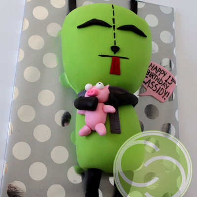 Gir And Piggy From Invader Zim