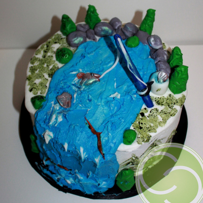 Birthday Cake For Fisherman