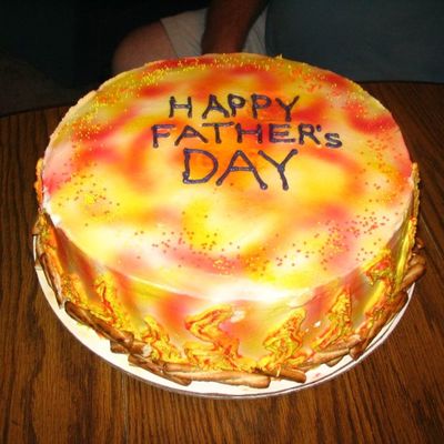 Bonfire Father's Day Cake