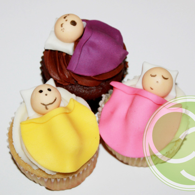 Baby Shower-Nursery Cupcakes