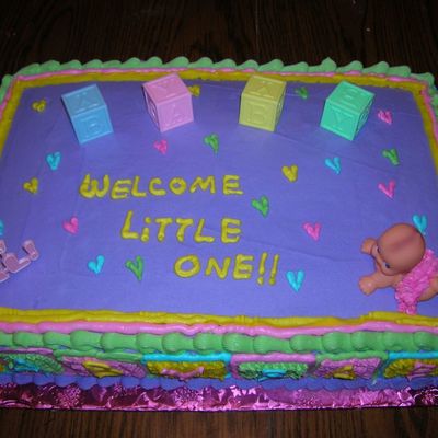 Baby Shower Top View