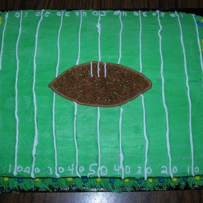 Michigan Football Cake