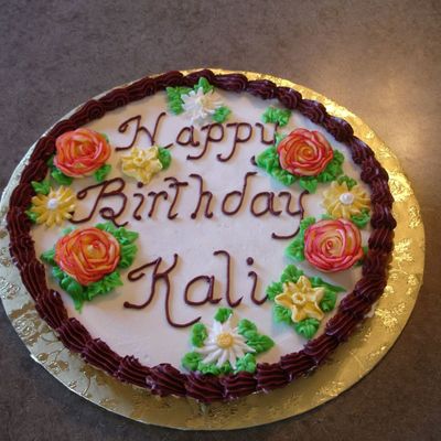 Kali Birthday Cookie