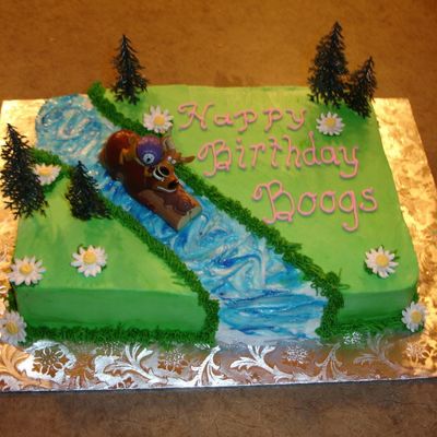 Open Season Birthday Cake