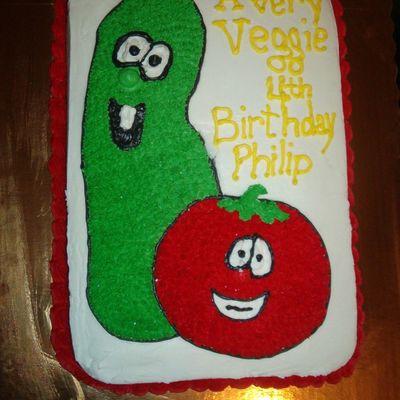 Veggie Tales Cake