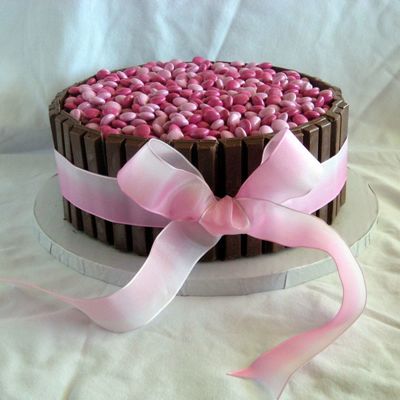 Pink Kit Kat Cake