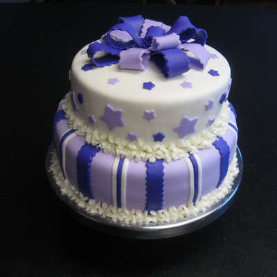 1St Two Tiered Cake