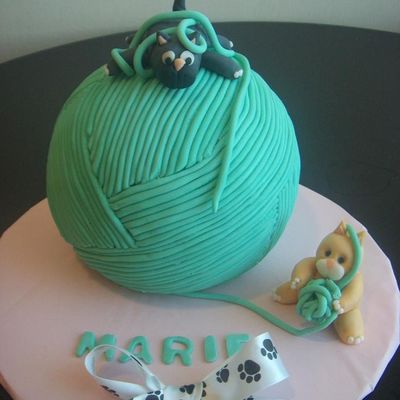 Kitties Tangled In Yarn