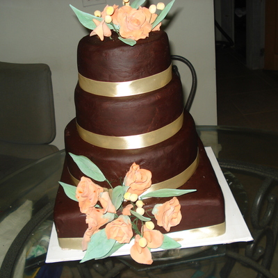 Choclate Wedding Cake