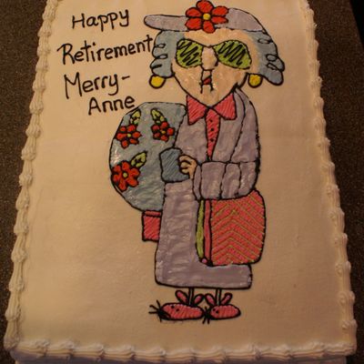 Maxine Cake - Retirement