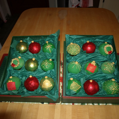 Ornament Cupcakes