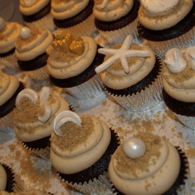 Beach Cupcakes
