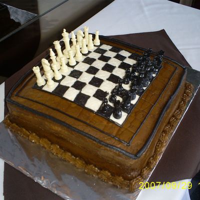 Chess Grooms Cake