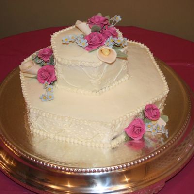 Buttercream With Gumpaste Flowers