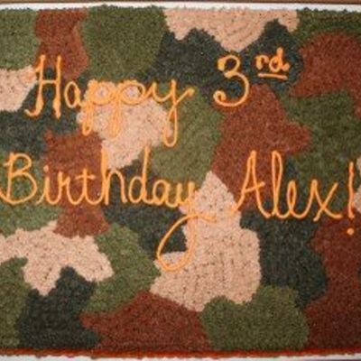 Camoflauge Cake