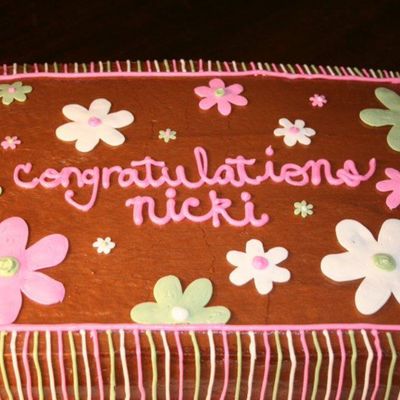 Cake For A Graduation Party