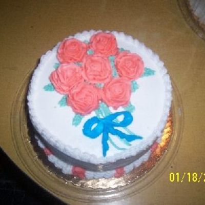 Wilton Course 1 Final Cake