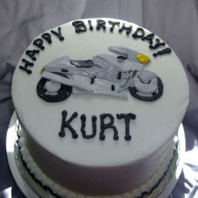 Motorcycle Cake