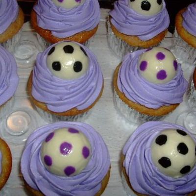 Soccer Cupcakes