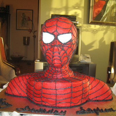 Stephan's Spiderman Cake