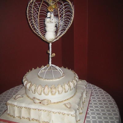 Pat/abbey Wedding Cake