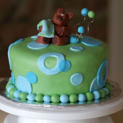 Blue And Green Baby Shower