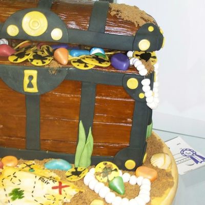 2008 Ky State Fair - Treasure Chest Cake