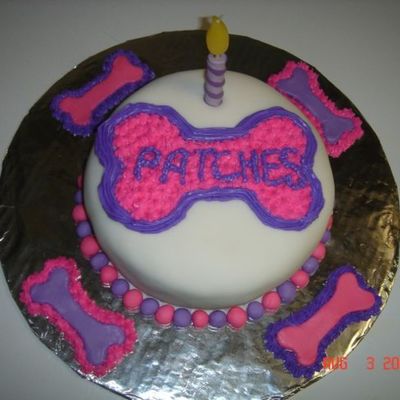 My Shih-Tzu's Birthday Cake