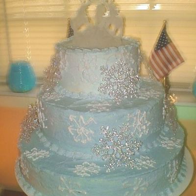 Snowflake Cake
