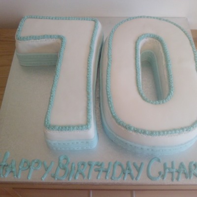 70Th Birthday Cake