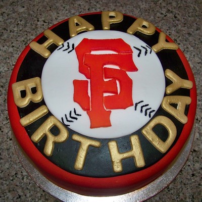 San Francisco Giants Logo Cake