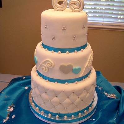 65Th Anniversary Cake