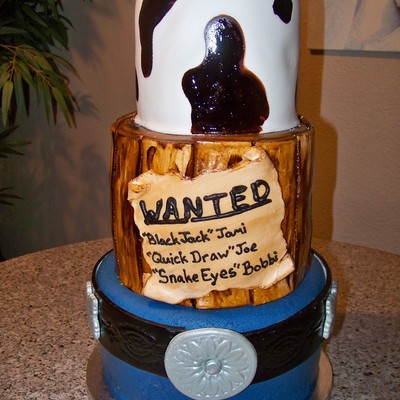 Western Themed Birthday Cake