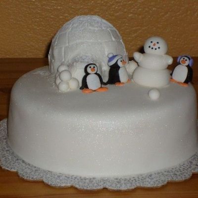 Penguins And Igloo