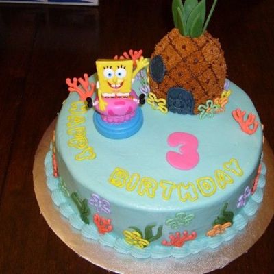 Spongebob Birthday Cake