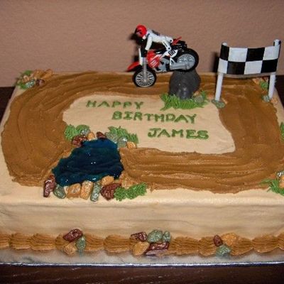 Motocross Cake