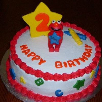 Elmo Birthday Cake