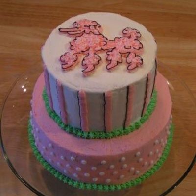 Pink Poodle Cake
