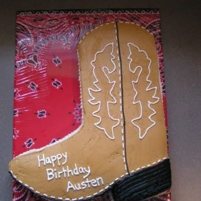Cowboy Boot Cake