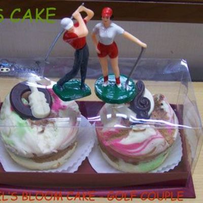 Del's Bloom Cake For Golf Couple