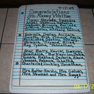 Ms. Walkers Notebook Paper