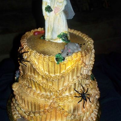 Miss Havisham's Rotten Wedding Cake From The Novel "great Expectations"