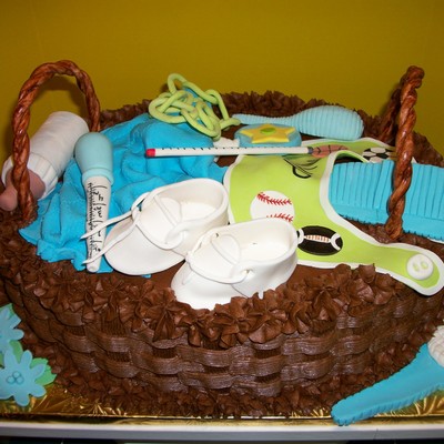 Basket For Baby Boy!