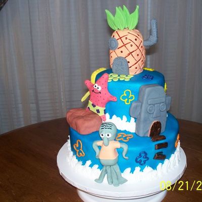 Bikini Bottom Birthday Cake