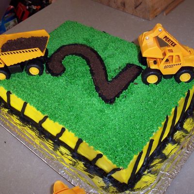 Construction Birthday Cake