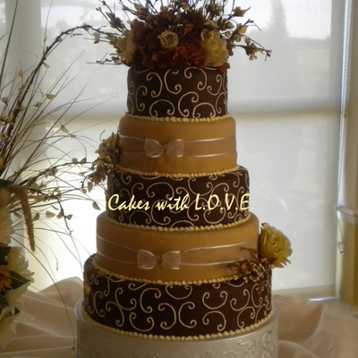 Fall Wedding Cake