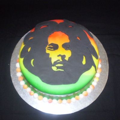 Bob Marley Theme Cake